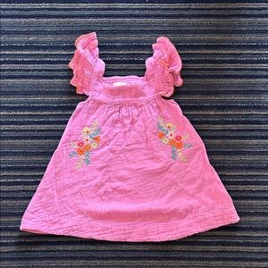 Peek Kids Dress with Floral Embroidery size 2T